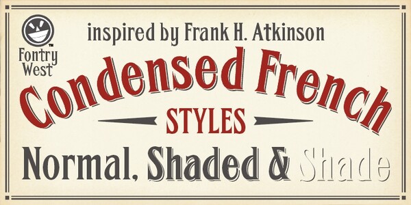 FHA Condensed French NC font